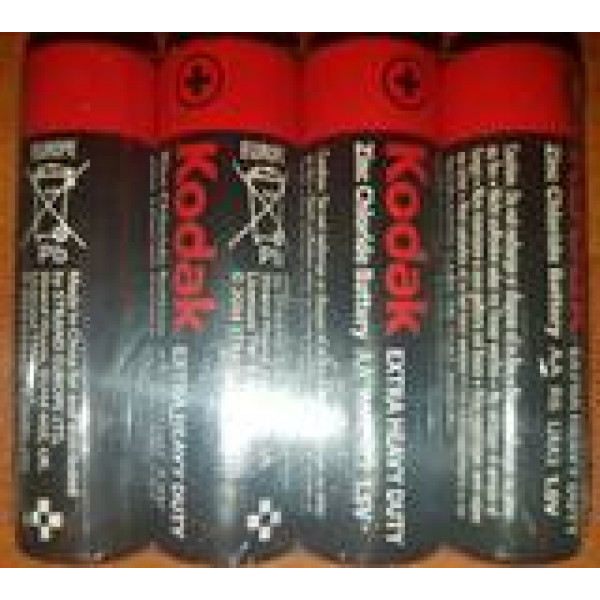 Батарейки R6 KODAK Extra Heavy Duty SR4 zinc 953261/953266/953268