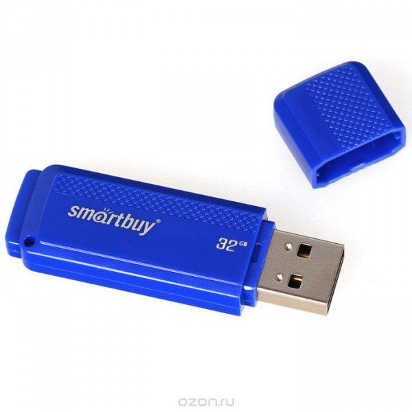 Флэш-диск 32Gb SmartBuy Dock Blue SB32GBDK-B