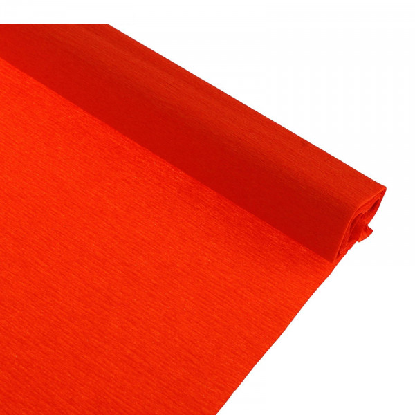 Крепированная бумага 180г/м2 50*250см 1150109 (581) оранжевая