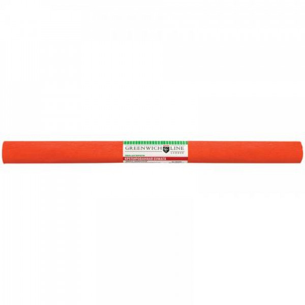 Крепированная бумага Greenwich Line 50*250см 32г/м CR25020 оранжевая