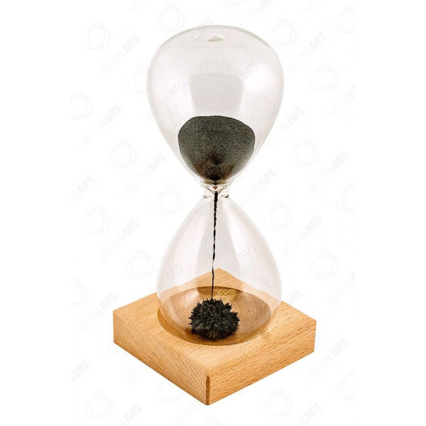 Часы песочные пластик 1446294 5 колб дерево,стекло