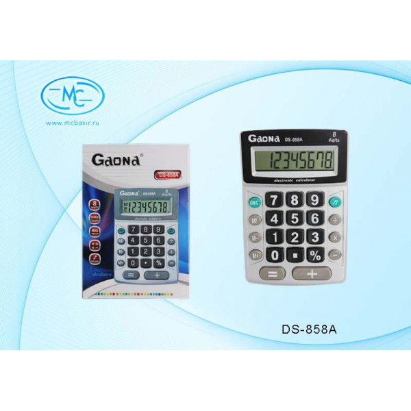 Калькулятор 8-разрядный GAONA DS-858A