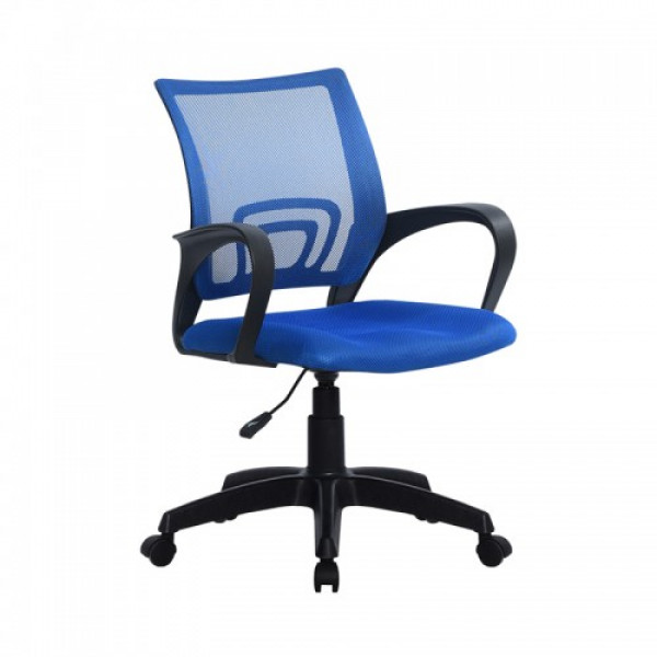 Кресло офисное МЕТТА "SU-CS-9P" ткань-сетка, синее