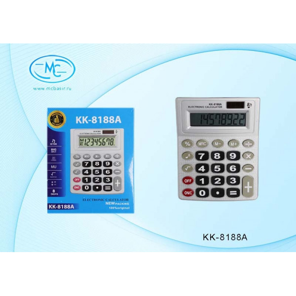 Калькулятор 8-разрядный BASIR КК-8188А