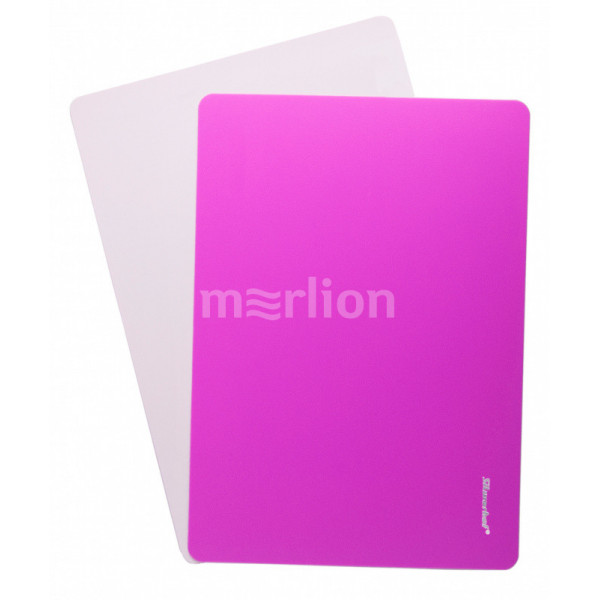 Доска для лепки А4 SILWERHOF Neon 957013 1мм розовая