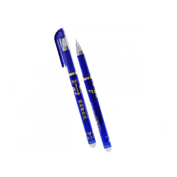Ручка гелевая Пиши-стирай 0.38 GP-3199 синий корпус с рисунком
