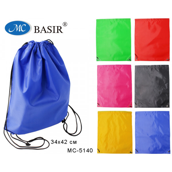 Мешок для обуви BASIR МС-5140 ассорти 34*42см непромок ткань