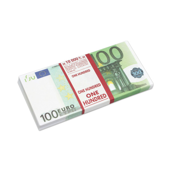 Деньги шуточные Миленд 9-50-0008 100 Евро (90-100шт.уп.)