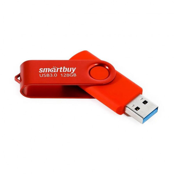Флэш-диск 128Gb SmartBuy Twist Red SB128GB3TWR 094246